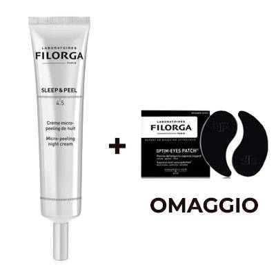 Filorga Micro peeling night cream + in OMAGGIO Patch occhi tripla azione